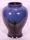 Fulper High Shouldered 11 1/2 Signed DRIP BLUE CRYSTALLINE GLAZE Vase