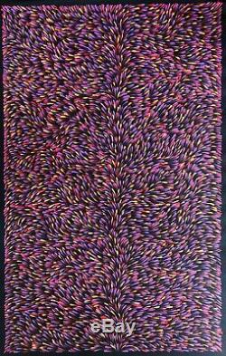 GLORIA PETYARRE, Highly Collectable Aboriginal Art, Medicine leaves, 150 x 100cm