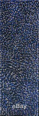 GLORIA PETYARRE, Highly Collectable Aboriginal Art, Medicine leaves, 180 x 60cm