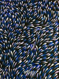 GLORIA PETYARRE, Highly Collectable Aboriginal Art, Medicine leaves, 180 x 60cm