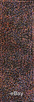 GLORIA PETYARRE, Highly Collectable Aboriginal Art, Medicine leaves, 180 x 60cm