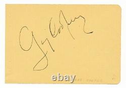 Gary Cooper 1949 Signed Album Page Comes with Original 1952 High Noon Still