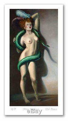 Gill DEL-MACE Miss Medusa limited edition high quality signed print