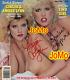 Ginger Lynn & Amber Lynn Autographed Item (A real HIGH SOCIETY item)