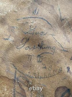 Gloversville High School Football Team 1930s Signed Hide Robert Saxy Marshall