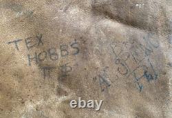 Gloversville High School Football Team 1930s Signed Hide Robert Saxy Marshall
