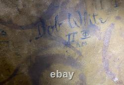 Gloversville High School Football Team 1930s Signed Hide Robert Saxy Marshall