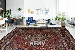 Gorgeous Traditional Handmade Signed Vintage Rug Oriental Carpet 10X13