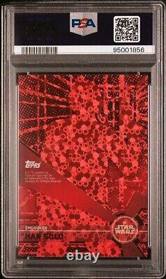 HARRISON FORD 2017 Topps Star Wars High Tek RED ORBIT AUTOGRAPH SP 3/5 PSA 9