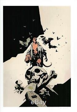 HELLBOY Mike Mignola Signed / Numbered High Quality Glide Art Print 65/200 2012