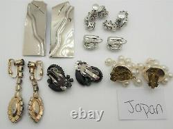 HIGH END Vintage RHINESTONE Jewelry Lot SIGNED Brooches Earrings CORO PEGASUS