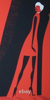 HIGH HEELS Cuban Screenprint Poster for Spanish PEDRO ALMODOVAR Movie / CUBA ART