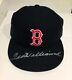 HIGH QUALITY TED WILLIAMS AUTOGRAPHED BOSTON RED SOX CAP withHIS FAMILY COA - HTF