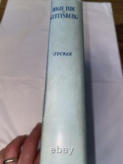 HIGH TIDE AT GETTYSBURG by Glenn Tucker, 1st Edition 1958, SIGNED