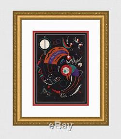 HIGH VALUE 1938 Original Wassily KANDINSKY Color Lithograph SIGNED Comets withCOA