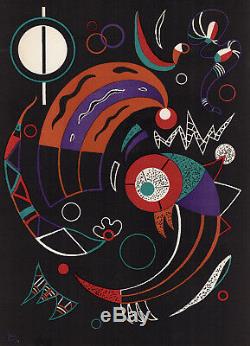 HIGH VALUE 1938 Original Wassily KANDINSKY Color Lithograph SIGNED Comets withCOA