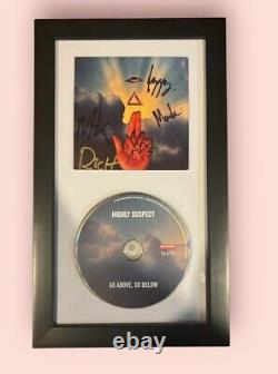 HIGHLY SUSPECT AS ABOVE, SO BELOW SIGNED DISPLAY FRAMED CD Autograph Auto