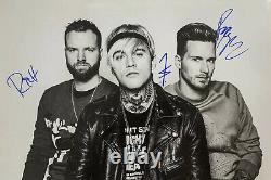 HIGHLY SUSPECT FULL BAND HAND SIGNED 12x18 PHOTO AUTOGRAPHED RARE AUTHENTIC