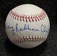 HILLARY RODHAM CLINTON Signed Autographed OMLB Baseball Beckett COA HIGH GRADE