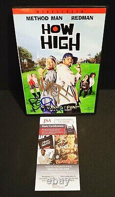 HOW HIGH Method Man & Redman SIGNED DVD + JSA COA