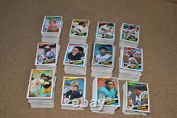 HUGE 1300+ 1984 Topps Football Card Lot with Stars, RCs & HOFers HIGH GRADE MINT