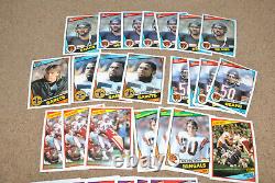 HUGE 1300+ 1984 Topps Football Card Lot with Stars, RCs & HOFers HIGH GRADE MINT