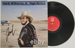 Hank Willams Jr signed High Notes album vinyl record exact proof COA autographed
