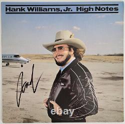 Hank Willams Jr signed High Notes album vinyl record exact proof COA autographed