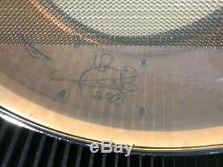 Hard to find Signed Highly Dense Craviotto Birdseye Maple snare 14 x 7 10 lugs