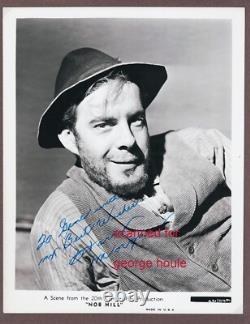 Harry Morgan Photograph Signed Mash Dragnet High Noon Nob Hill