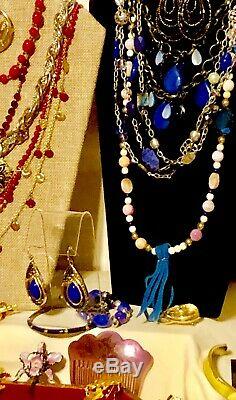 High End 85 PC Signed Vintage Estate Costume Jewelry Lot Gorgeous