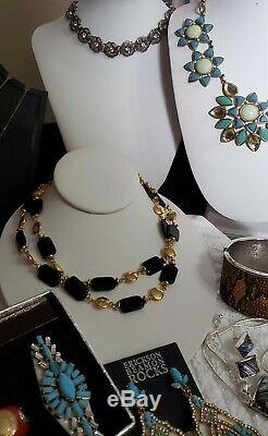 High End Designer Vintage to Now Estate Costume Jewelry Lot Some Signed