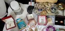 High End Designer Vintage to Now Estate Costume Jewelry Lot Some Signed