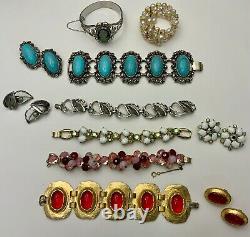 High End Signed 84 Pc. Vintage Estate Jewelry Lot