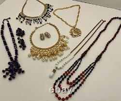 High End Signed 84 Pc. Vintage Estate Jewelry Lot