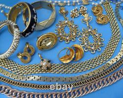 High End Vintage Jewelry Lot Signed Rhinestone Lanvin Weiss Kjl Sterling 197 Pcs