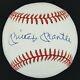 High Grade Mickey Mantle Signed Autographed OAL Baseball PSA LOA #S06699