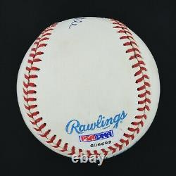 High Grade Mickey Mantle Signed Autographed OAL Baseball PSA LOA #S06699