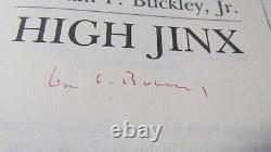 High Jinx William F. Buckley Jr. Signed book JSA Certified