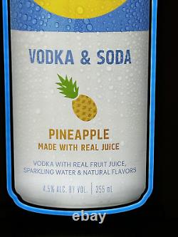 High Noon Sun Sips Led Sign Vodka And Soda Pineapple Light New In Box