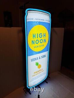 High Noon Sun Sips Led Sign Vodka And Soda Pineapple Light New In Box