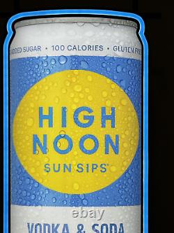 High Noon Sun Sips Led Sign Vodka And Soda Pineapple Light New In Box