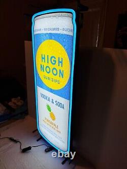 High Noon Sun Sips Led Sign Vodka And Soda Pineapple Light New In Box