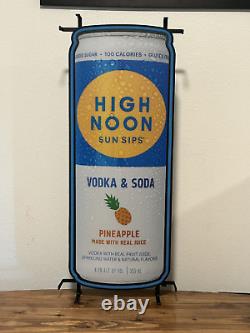 High Noon Sun Sips Led Sign Vodka And Soda Pineapple Light New In Box