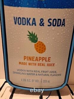 High Noon Sun Sips Led Sign Vodka And Soda Pineapple Light New In Box