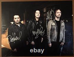 High On Fire Band Signed 11X14 Photo. Autographed By Matt, Jeff And Des