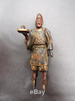 High Quality Antique Japanese Bronze Okimono signed MIYAO