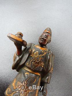 High Quality Antique Japanese Bronze Okimono signed MIYAO