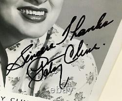 High Quality Patsy Cline Autographed Original Decca Records Promotional Photo