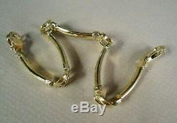 High Quality Solid 14K Yellow Gold 7.5 Bracelet, Signed Y. G. C, ITALY, 10.5g